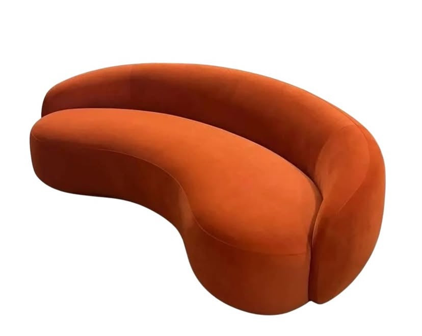 Mona extra curvy curve couch with optional matching armchair
