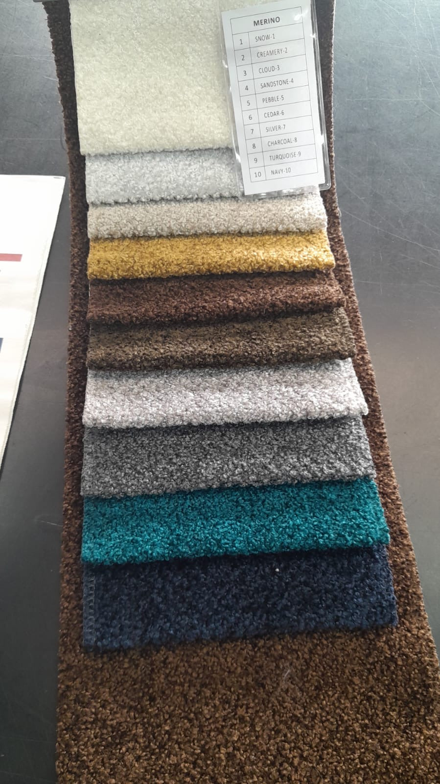 Similar to boucle fabric but extra soft texture.