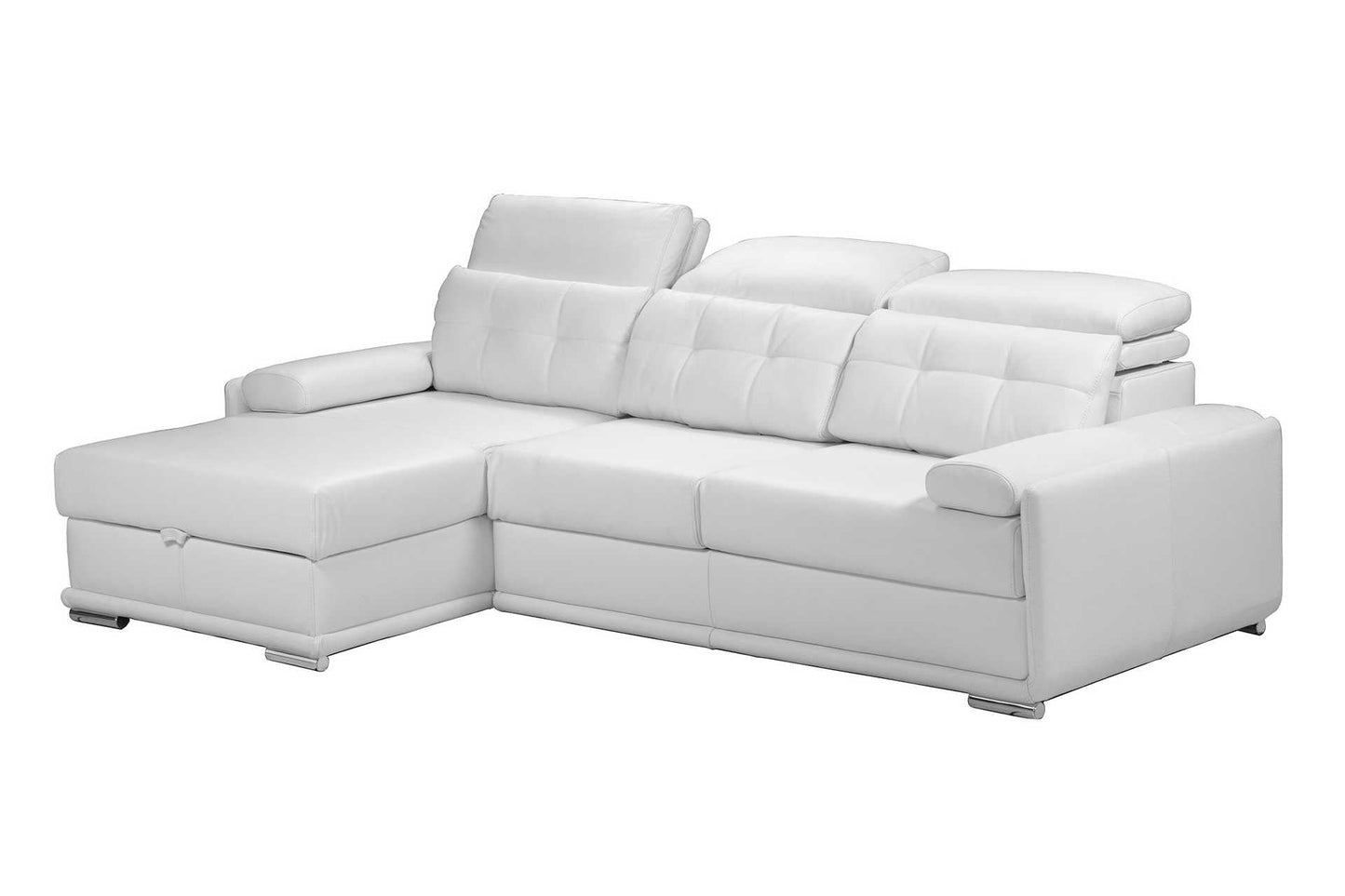 Daytona L-Shape Leather Sofa (LHS Daybed)