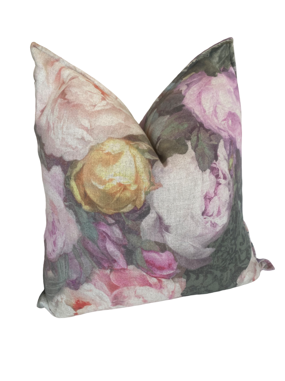 floral scatter cushion sized 60x60 and 70x70