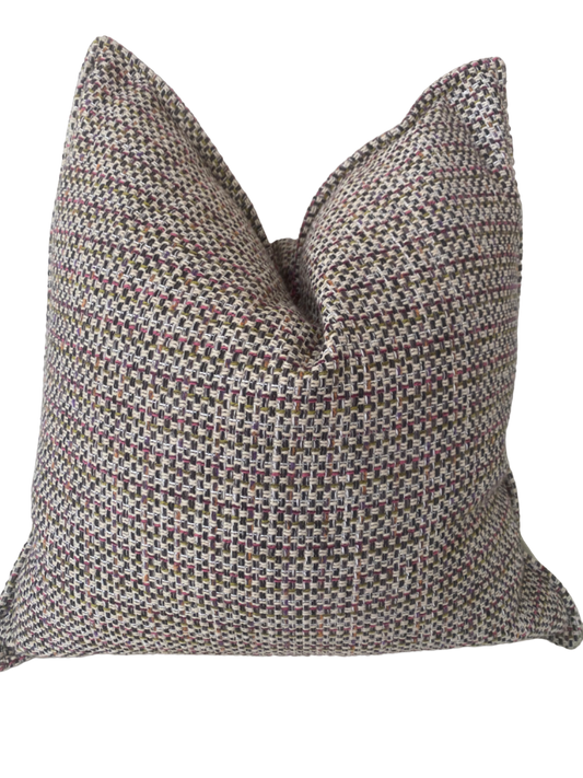 tweed fabric scatter cushion sized 60x60