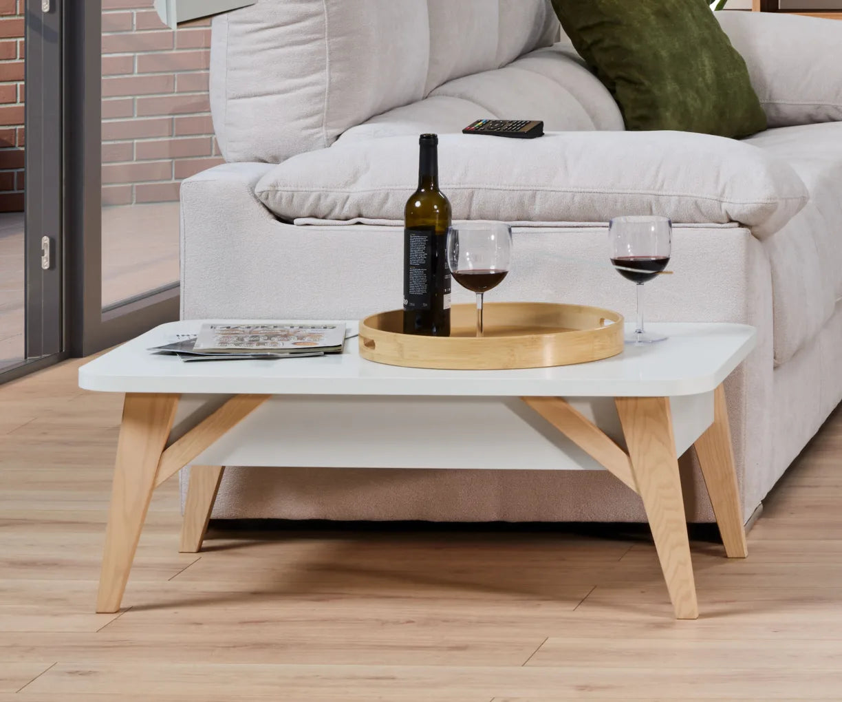 sliding top function, nordic design