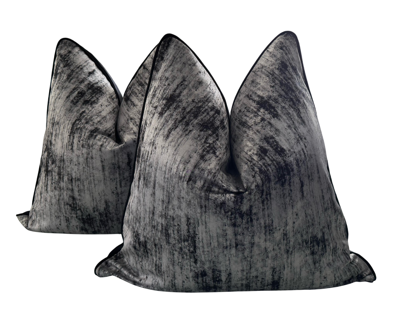 silver and black scatter cushion