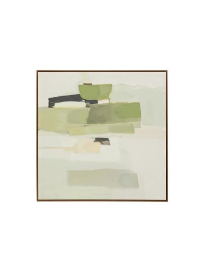 Green Splash Framed Artwork