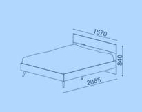 measurements for queen sleigh bed