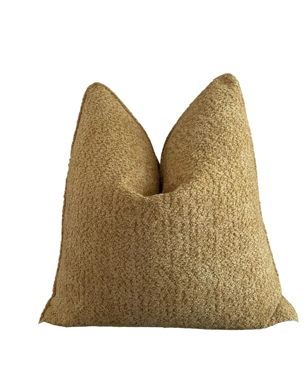 amber boucle fabric scatter cushion