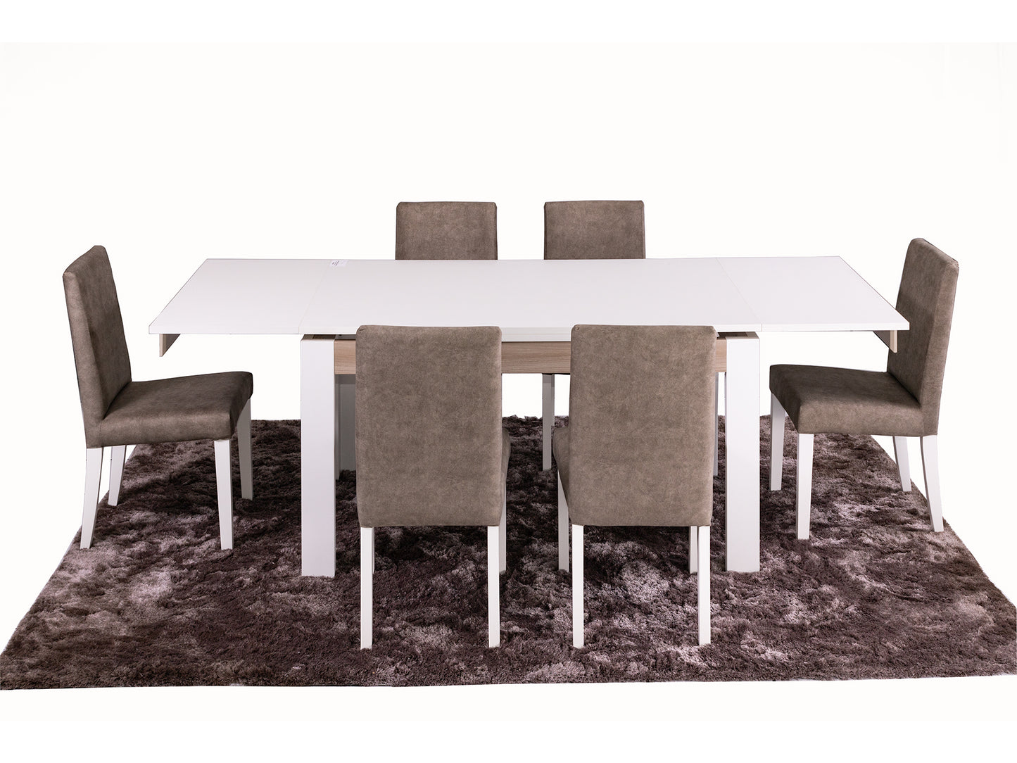 Dining table with extended table top.