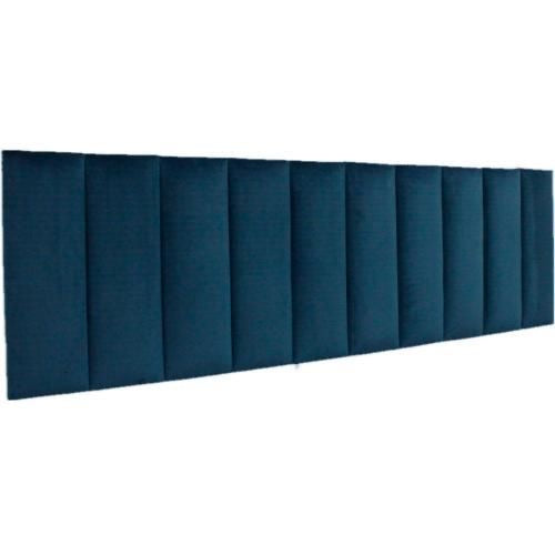 extra wide headboard with slim channel design. floor standing headboard