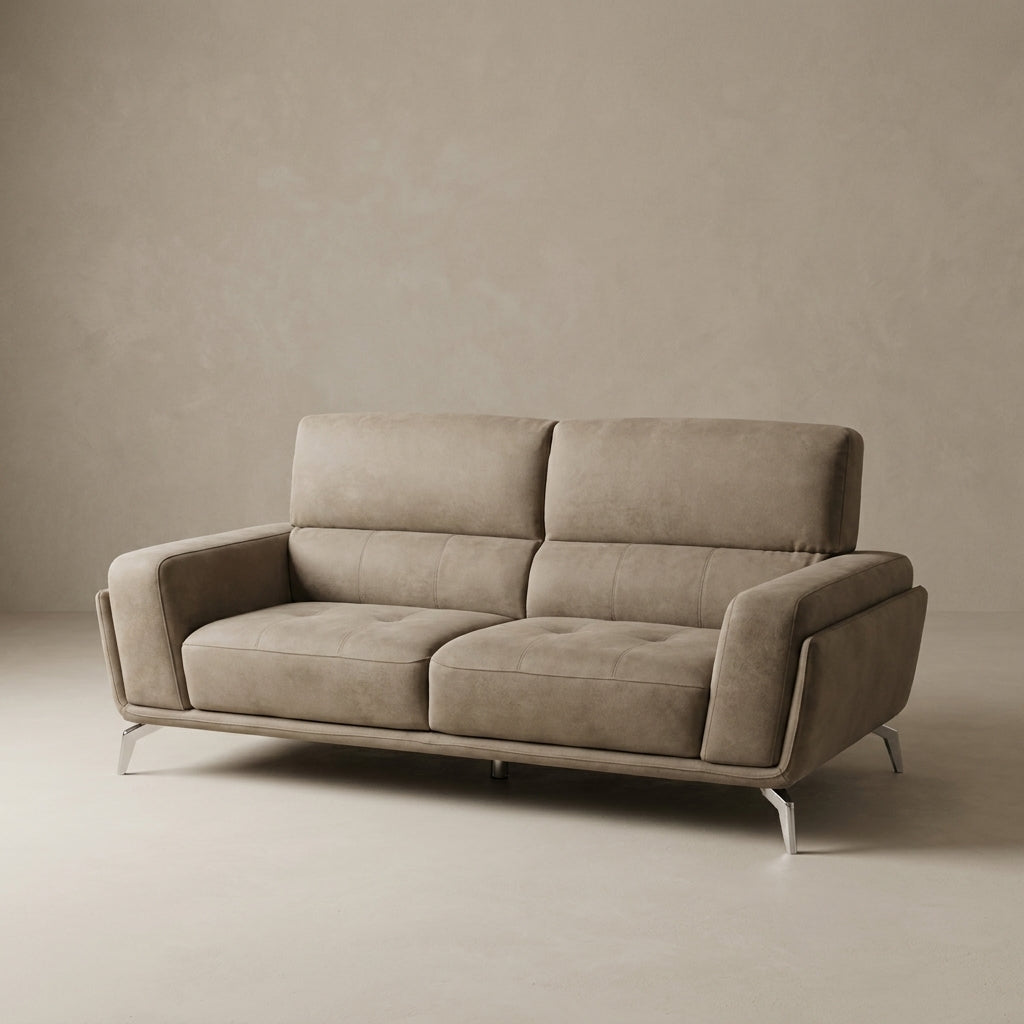 Megan 2 Seater Sofa  (Elephant Grey Fabric)