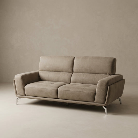 Megan 2 Seater Sofa  (Elephant Grey Fabric)