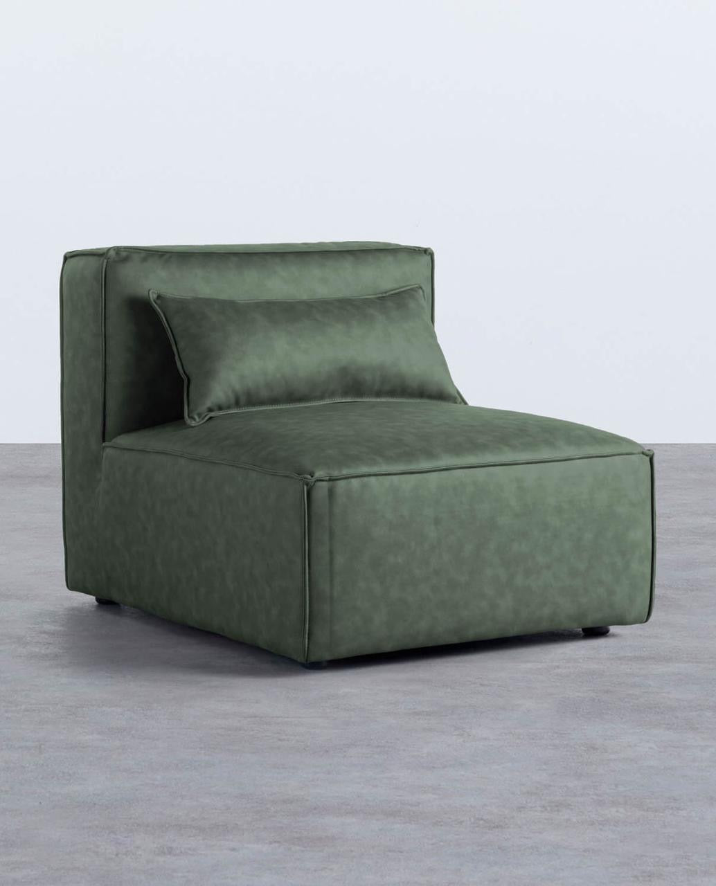 Modular sectional sofa pieces with backrest