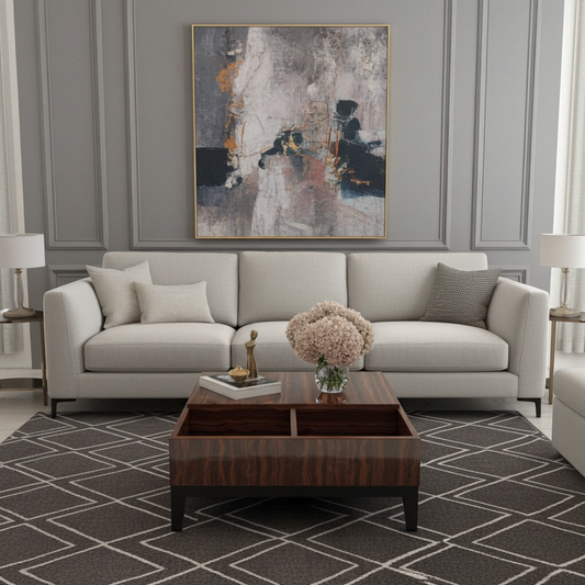 Ebony Luxury Wood Coffee Table