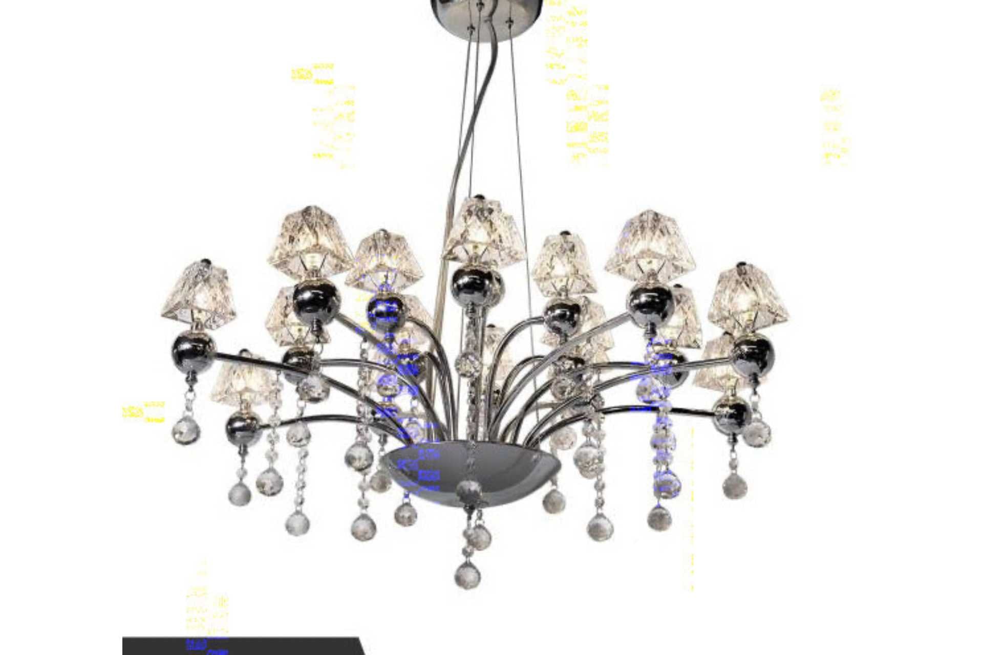 chandelier and ceiling lamp