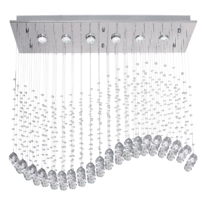 crystal chandelier with curve design