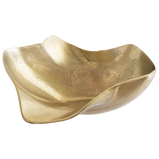 Gold metal decor bowl 