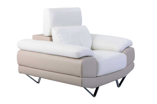 sofa armchair with adjustable headrests