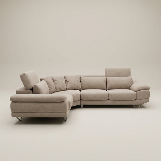 contemporary corner couch taupe fabric luxury modular sofa galeria furniture nelspruit. Galeria furniture.
