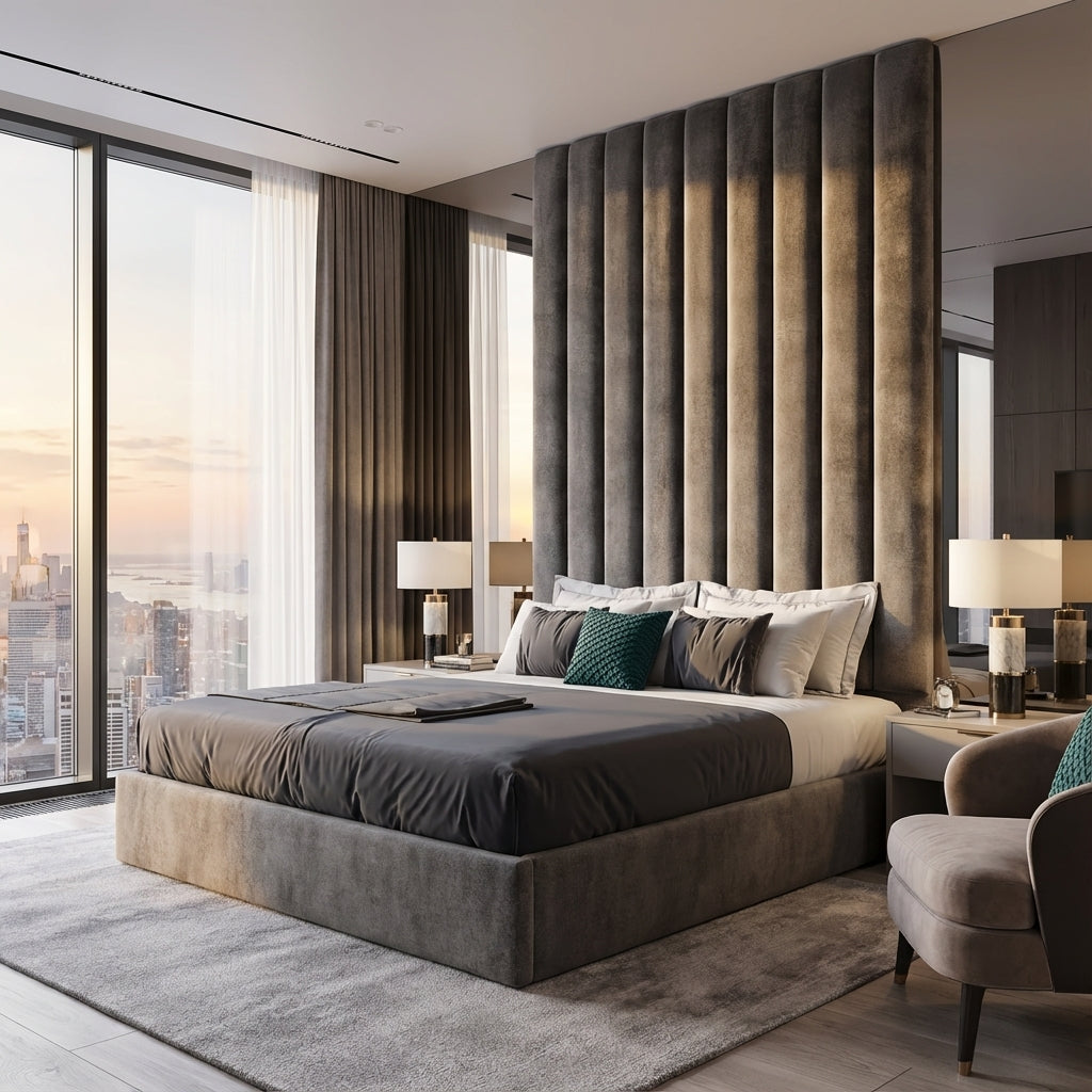 headboard and base bed set.