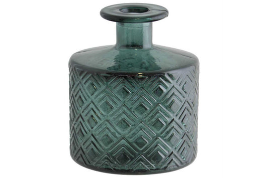 emerald glass bottle vase