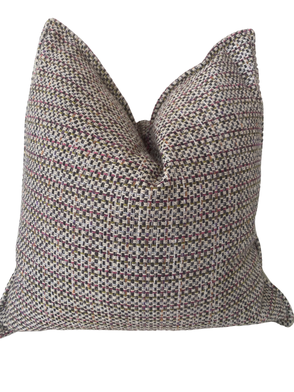 tweed fabric scatter cushion sized 60x60