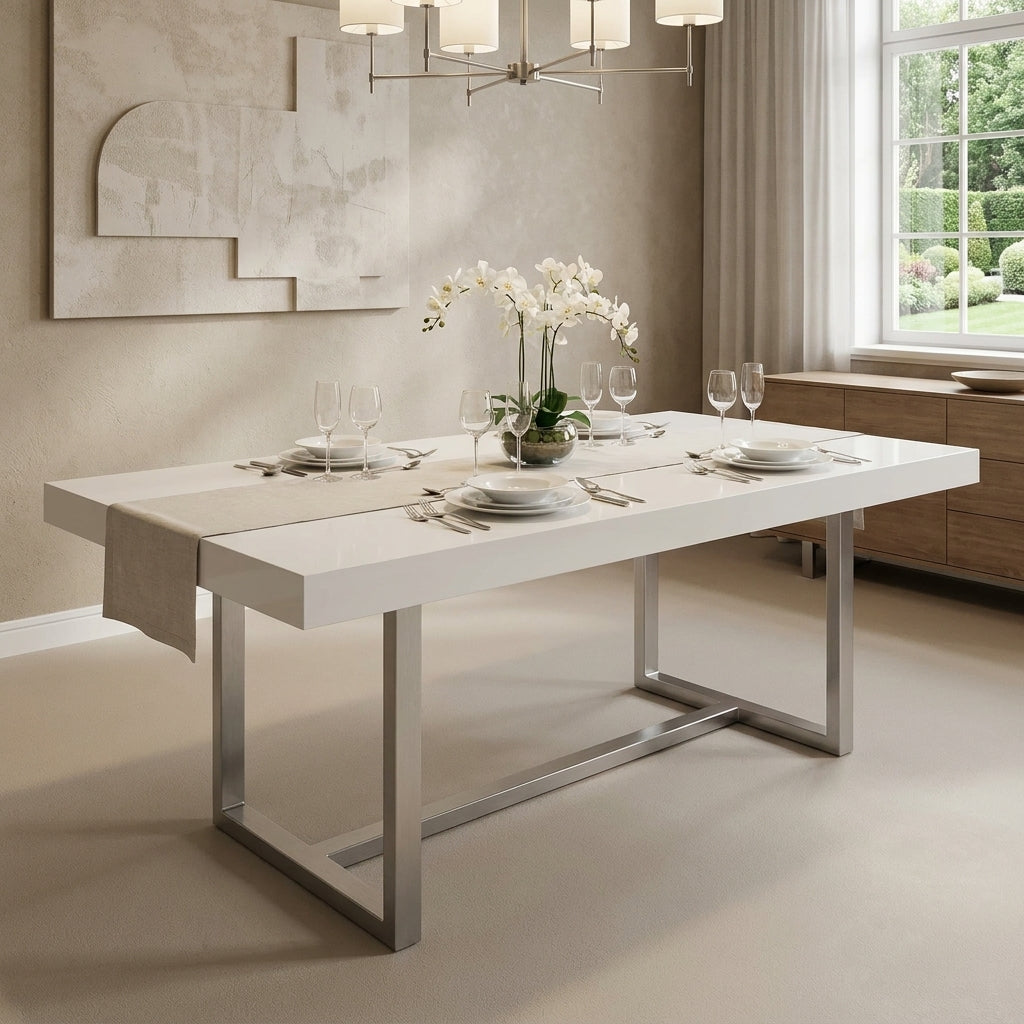 6-8 seater modern dining table from Galeria Furniture in Mbombela.