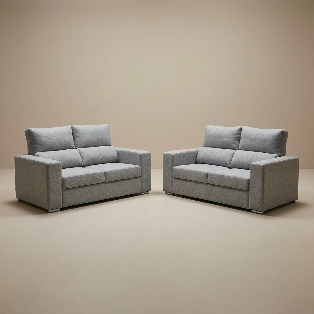 mendy sofa set grey fabric 2 and 3 seater extendable sofa nelspruit south africa