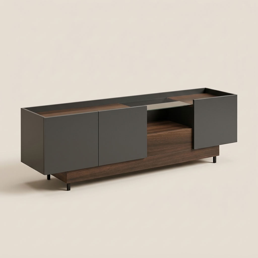 Designer TV stand. Euro Crafted. GALERIA FURNITURE SA