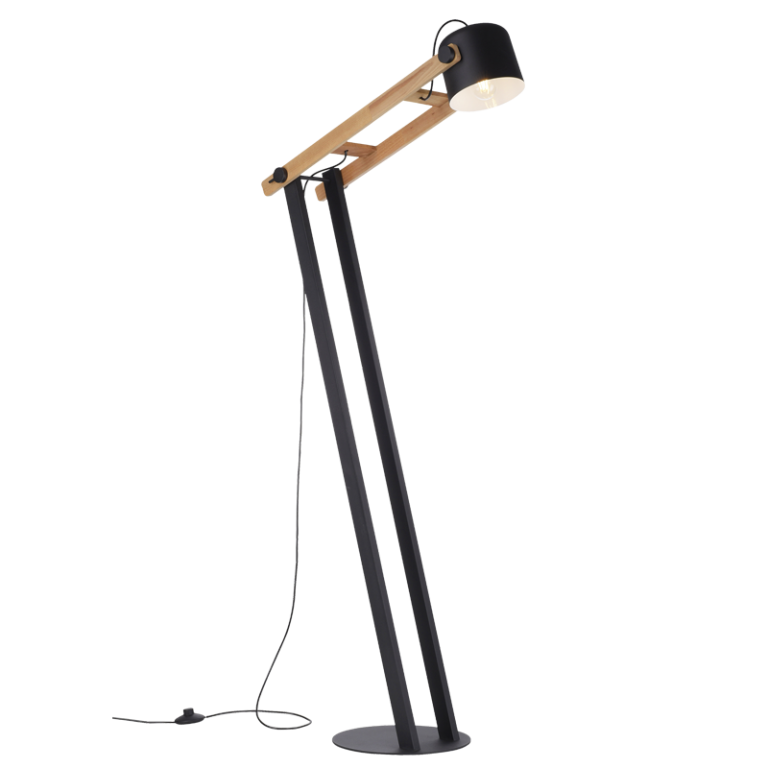 Harry Metal And Wood Floor Lamp