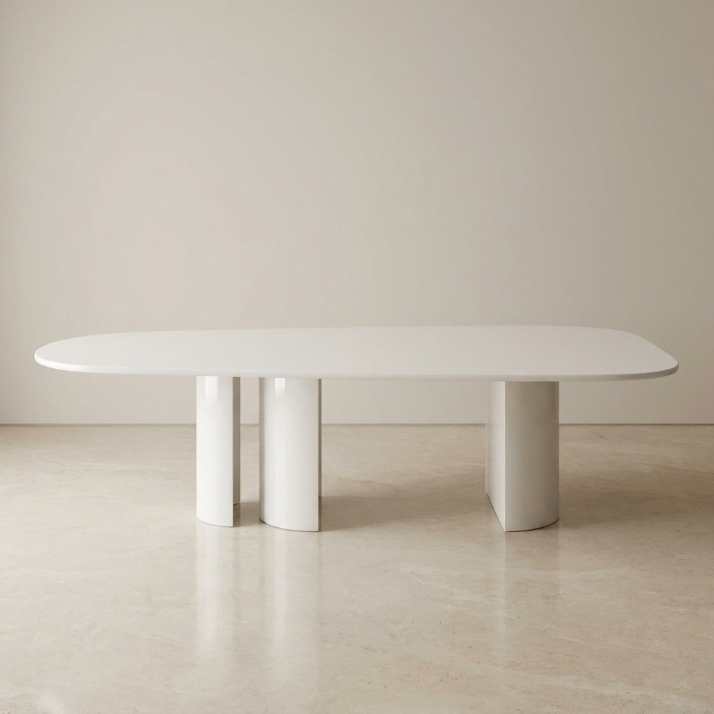 star luxury dining table white 10-12 seater designer table nelspruit south africa