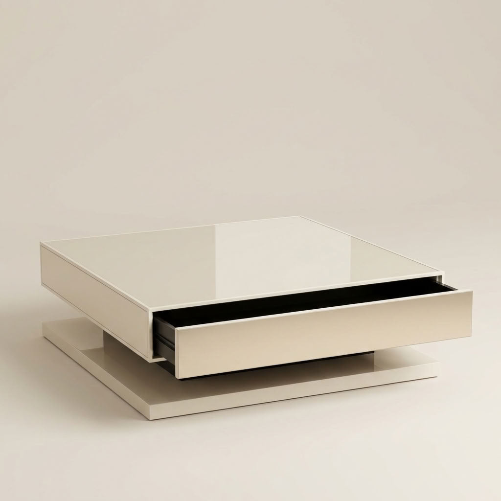 Luxury Coffee table with hidden drawers. Euro Crafted. Galeria Furniture Sa. Delivery nationwide.