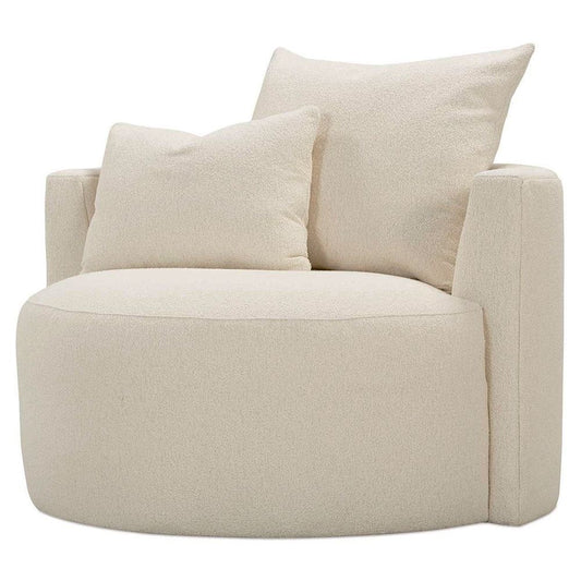 Fabric occasional chair in a tub design