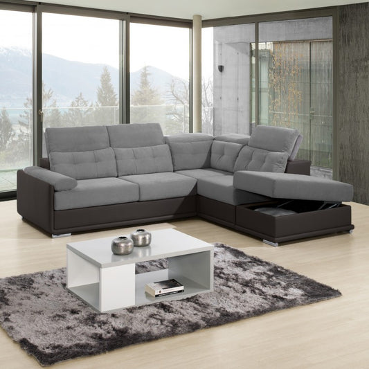 available in all black leather with hidden storage trunk.