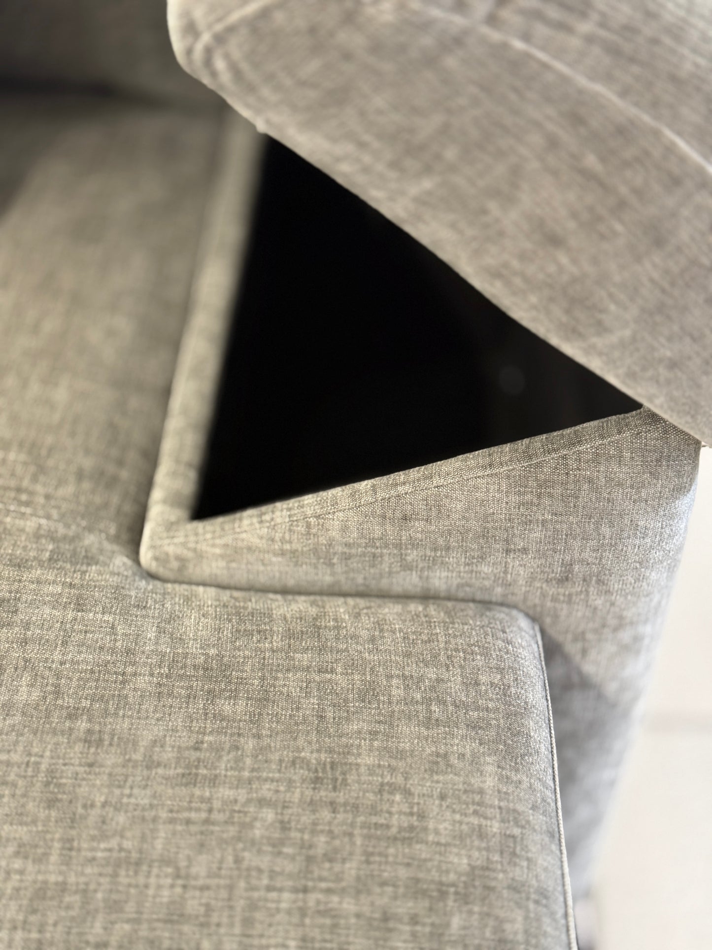 sofa with storage arm