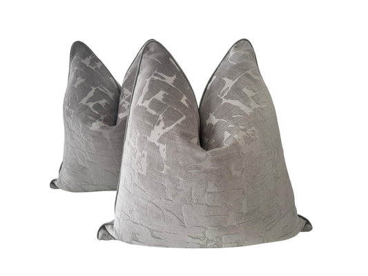 light grey luxury scatter cushion