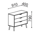 measurements for chest of drawers