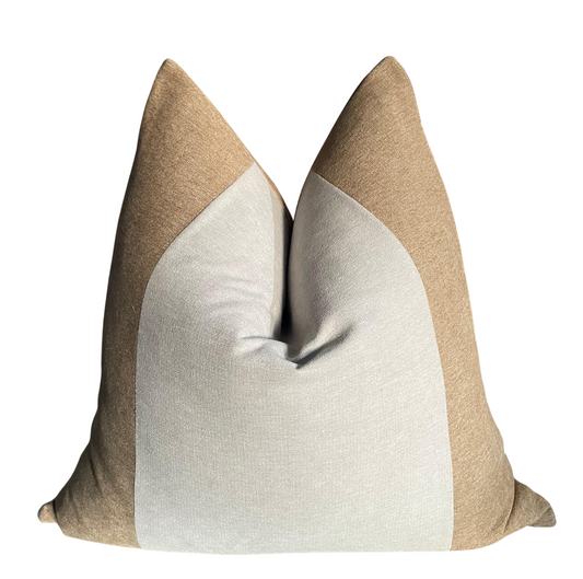 60x60 cm size scatter cushion in two tone fabric